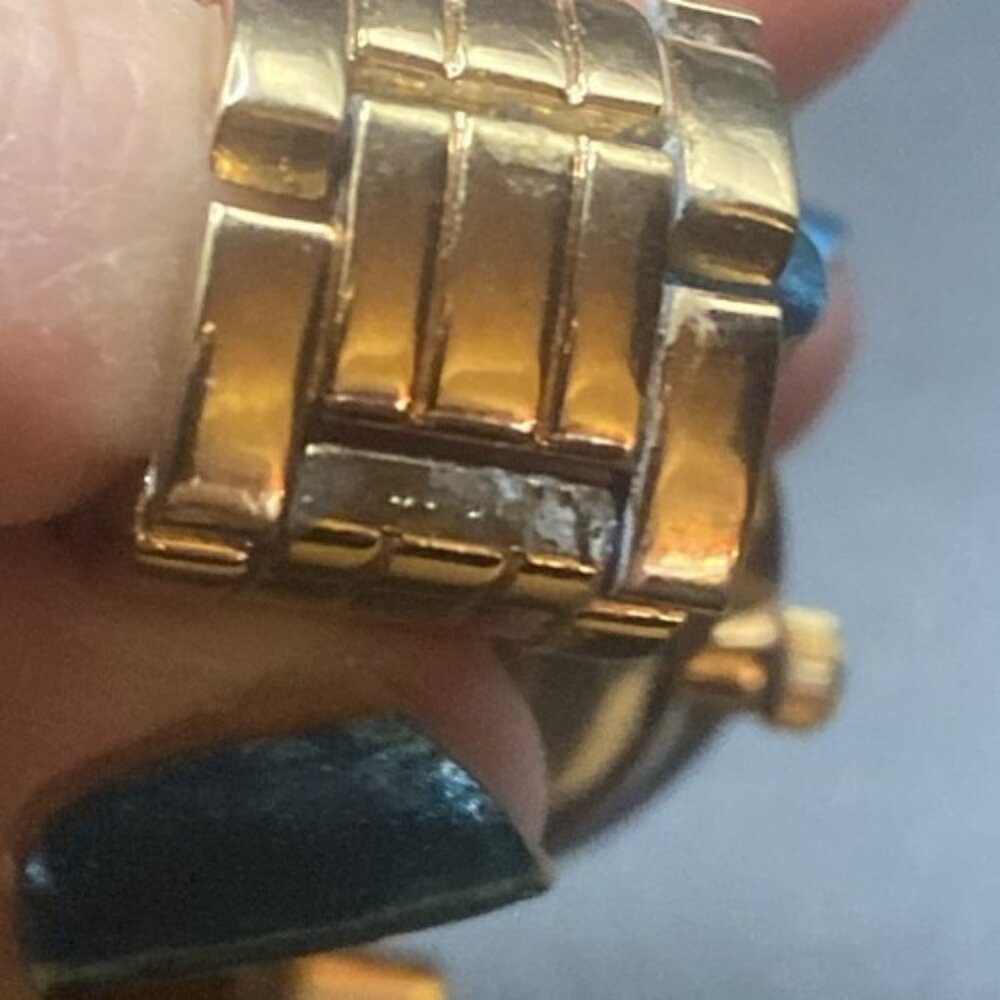 Anne Klein Women Watch Round Dial 26mm Crystals Gold Tone New Battery Runs LOOK - Picture 9 of 14